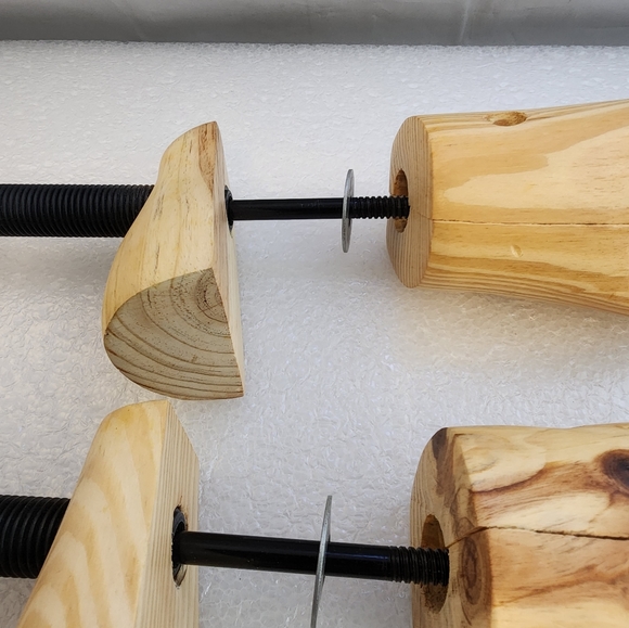 Women's Sz 8 - 14 Narrow Wood Shoe Tree Stretcher Form Adjustable - Picture 7 of 10